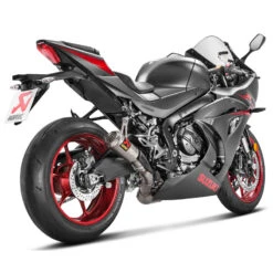 Akrapovic S-S10SO13-CUBT Slip-on Line Round Exhaust, Silver For Suzuki GSX-R1000 '17-