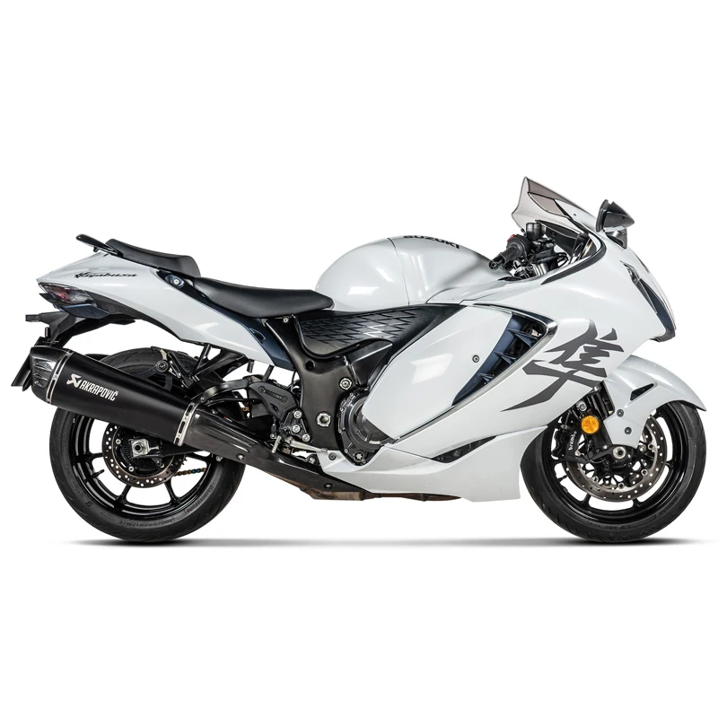 Akrapovic S-S13SO4-HRAATBL Slip-on Line Exhausts, Titanium For Suzuki GSX-R1300 '22- - Image 3