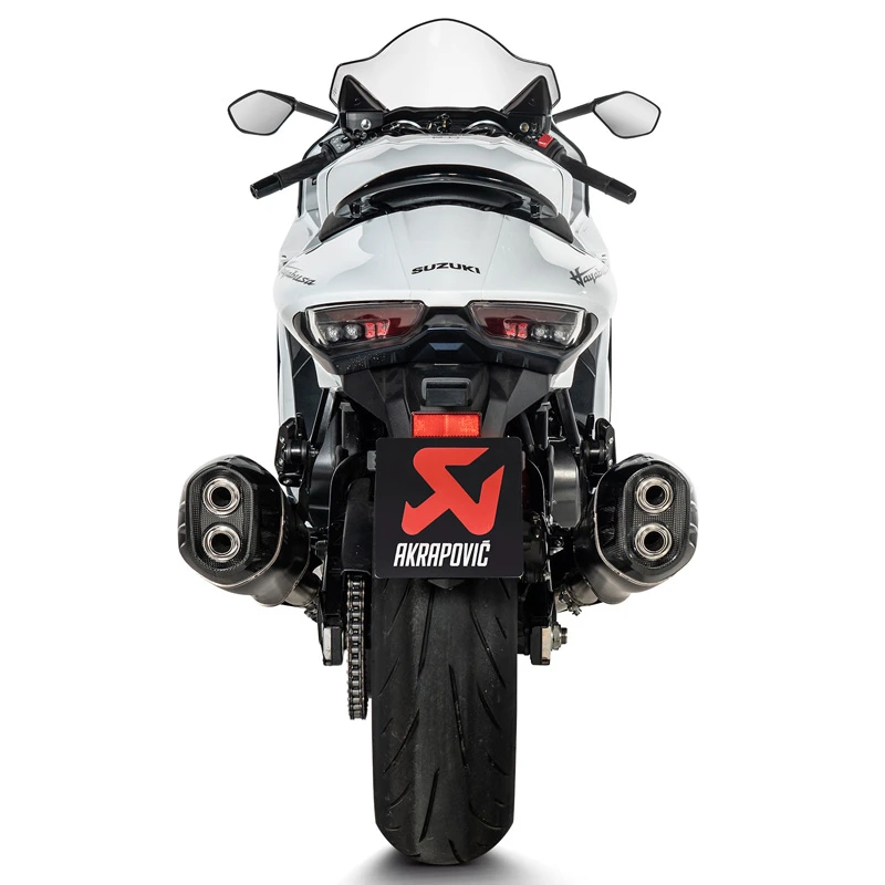 Akrapovic S-S13SO4-HRAATBL Slip-on Line Exhausts, Titanium For Suzuki GSX-R1300 '22- - Image 4