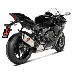 Akrapovic S-Y10SO18-HAPLT Slip-on Line Triangle Exhaust, Titanium For Yamaha YZF-R1 '15-