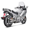 Akrapovic S-Y13SO3-HT Slip-on Line Triangle Exhausts, Titanium For Yamaha FJR1300 '13-'19