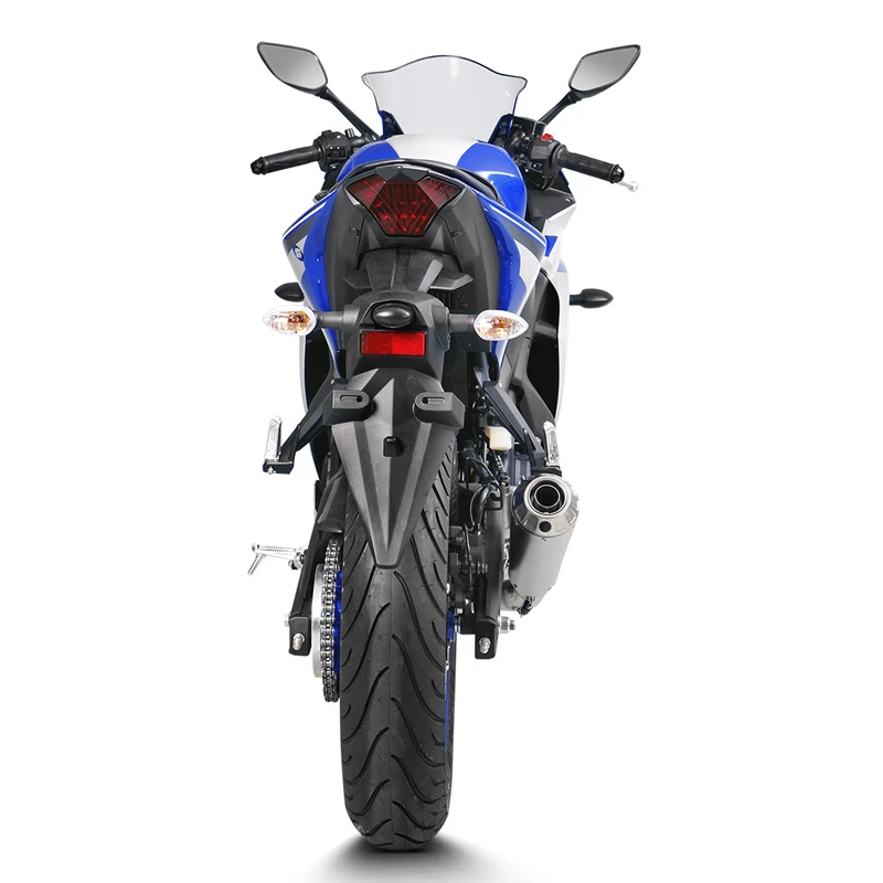 Akrapovic S-Y2R1-CUBSS Racing Line Full Exhaust, Silver For Yamaha YZF-R3/R25 '15-'21 - Image 4