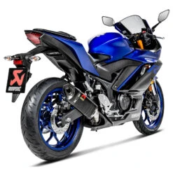 Akrapovic S-Y2SO16-HAPC/1 Slip-on Line Exhaust For Yamaha YZF-R3 '15-'21 / MT-03 '20-'21
