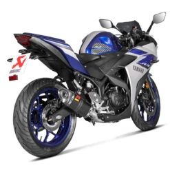 Akrapovic S-Y3R1-APC Racing Line Full Exhaust, Carbon For Yamaha MT-03/YZF-R3 & YZF-R25