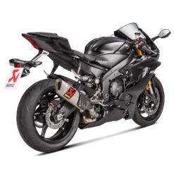 Akrapovic S-Y6SO12-HAPT Slip-on Line Triangle Exhaust, Titanium For Yamaha YZF-R1 '15-