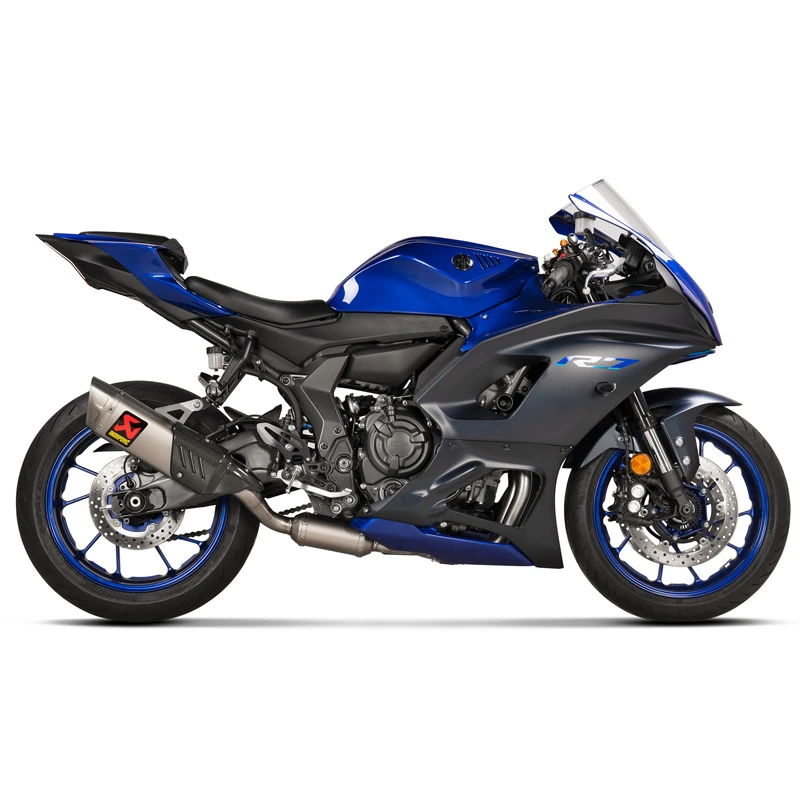 Akrapovic S-Y7R12-APT Racing Line Full Exhaust, Titanium For Yamaha YZF-R7 (2022-) - Image 3
