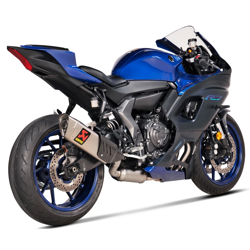 Akrapovic S-Y7R12-APT Racing Line Full Exhaust, Titanium For Yamaha YZF-R7 (2022-)