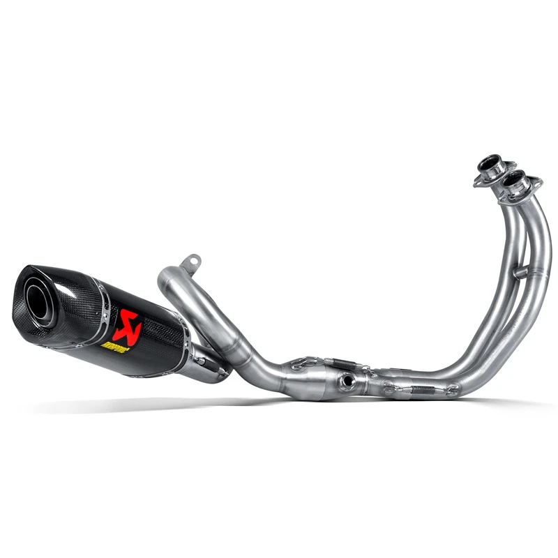 Akrapovic S-Y7R2-AFC Racing Line Full Exhaust, Carbon Fiber For Yamaha Models - Image 2