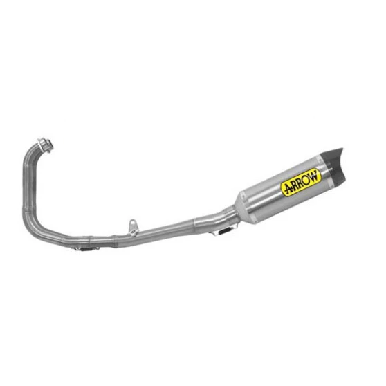 Arrow 71181CKZ Competition Evo Full Exhaust, Titanium For Yamaha YZF-R3 (2015-)
