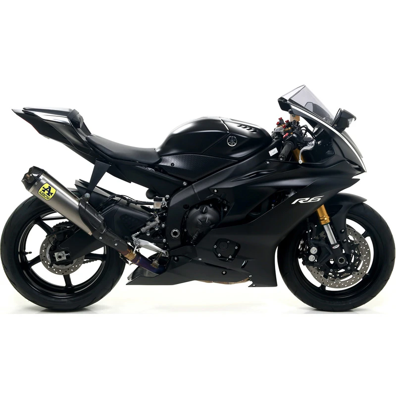 Arrow 71197CKZ Competition Evo Full Exhaust, Titanium For Yamaha YZF-R6 (2017-)