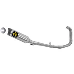 Arrow 71222CKZ Competition Full Exhaust, Titanium For Yamaha YZF-R3 (2021-)