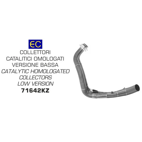 Arrow 71642KZ Catalytic Homologated Collector For Yamaha XSR700 (2016-)