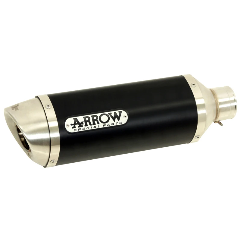 Arrow 71900AON Thunder Slip-on Exhaust Aluminum Dark With Steel Cap Yamaha Niken (2018-)