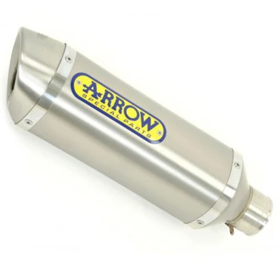 Arrow 71930AO Thunder Slip-on Exhaust, Aluminum W/ Steel Cap Yamaha MT-07 (2021-)
