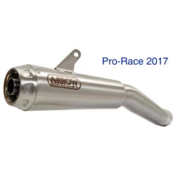 Arrow 71828PRI Pro-Race Slip-On Exhaust, Nichrome For Suzuki GSX-S1000 (2017-)