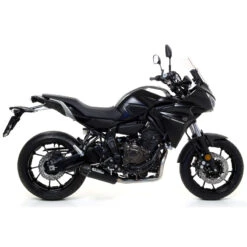 Arrow 71843JRN Jet Race Exhaust, Nichrome Dark Yamaha FZ-07 (2014-) & XSR700 (2016-)