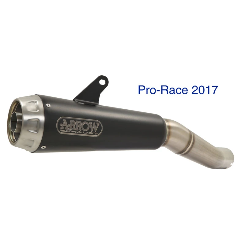 Arrow 71870PRN Pro-Race Exhaust, Nichrome Dark For Suzuki GSX-250R (2017-)