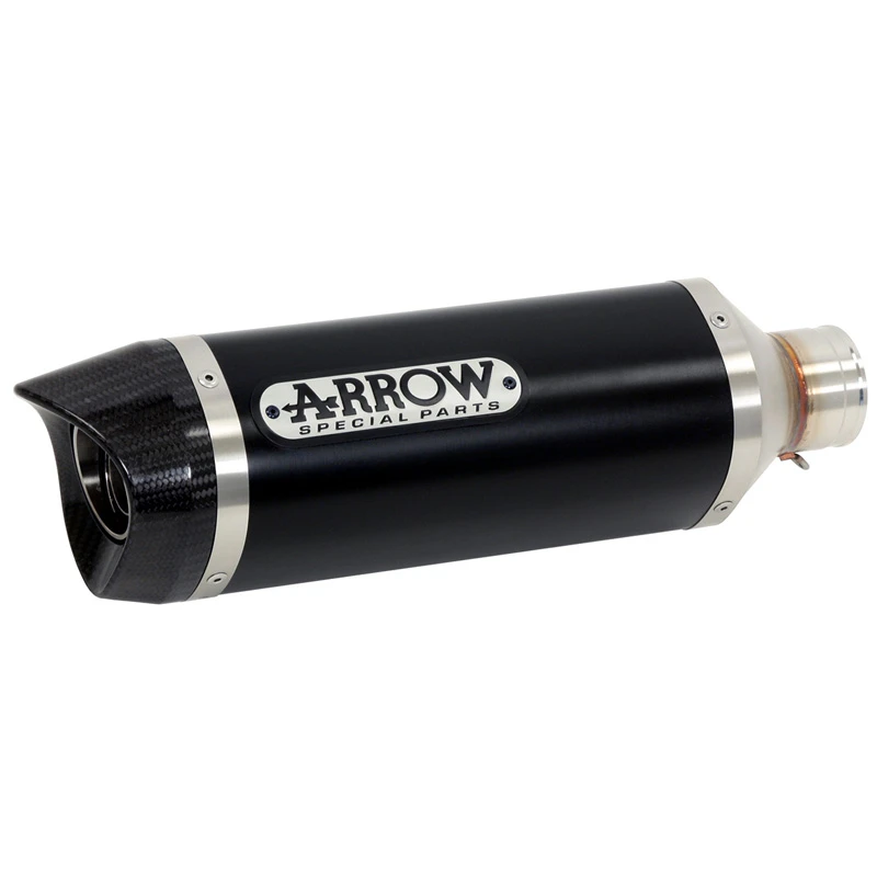 Arrow 71894AKN Thunder Slip-on Exhaust Dark Aluminum With Carbon Cap Yamaha YZF-R3 (2019-)