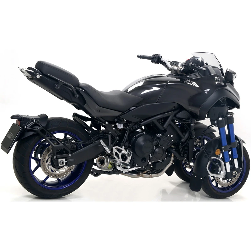 Arrow 71900AK Thunder Slip-on Exhaust Aluminum With Carbon Cap Yamaha Niken (2018-) - Image 2