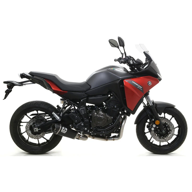 Arrow 71920PKN Works Nichrome Dark Slip-on Exhaust For Yamaha Tracer 700 (2020-)