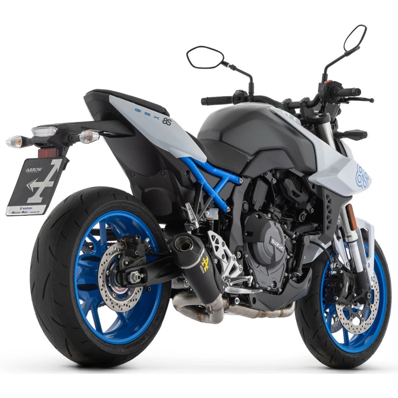 Arrow 71956PKNW Works Nichrome Full System Exhaust, Dark For Suzuki GSX-8S '23-