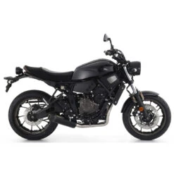 Arrow 74509RB Rebel Slip-on Exhaust, Carbon End Cap For Yamaha XSR700 '21-