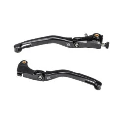 Bonamici KL24-BLACK Folding Levers, Black For Yamaha R6 (2006-2016) & R1 (2004-2014)