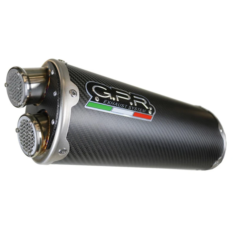GPR E4.Y.198.DUAL.CA Dual Evo4 Carbon Slip-on Exhaust For Yamaha Tracer 700 (2017-) - Image 2