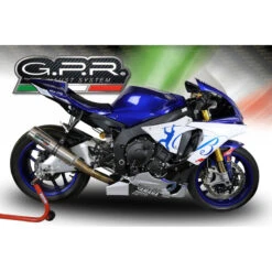 GPR Y.200.RACE.M3.INOX M3 Inox Racing Slip-on Exhaust For Yamaha YZF-R1/M (2017-)