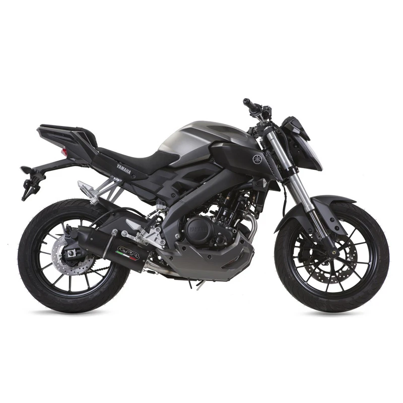 GPR Y.206.FUNE Furore Evo4 Nero Full Exhaust For Yamaha MT-125 '17-'19 - Image 2