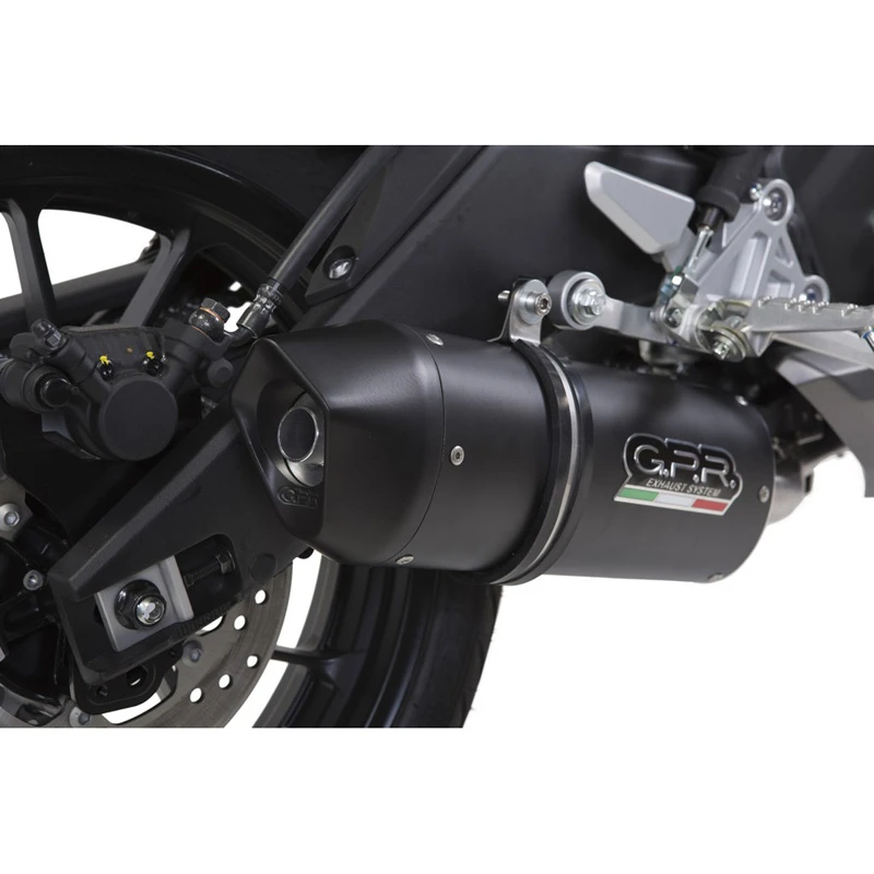 GPR Y.206.FUNE Furore Evo4 Nero Full Exhaust For Yamaha MT-125 '17-'19