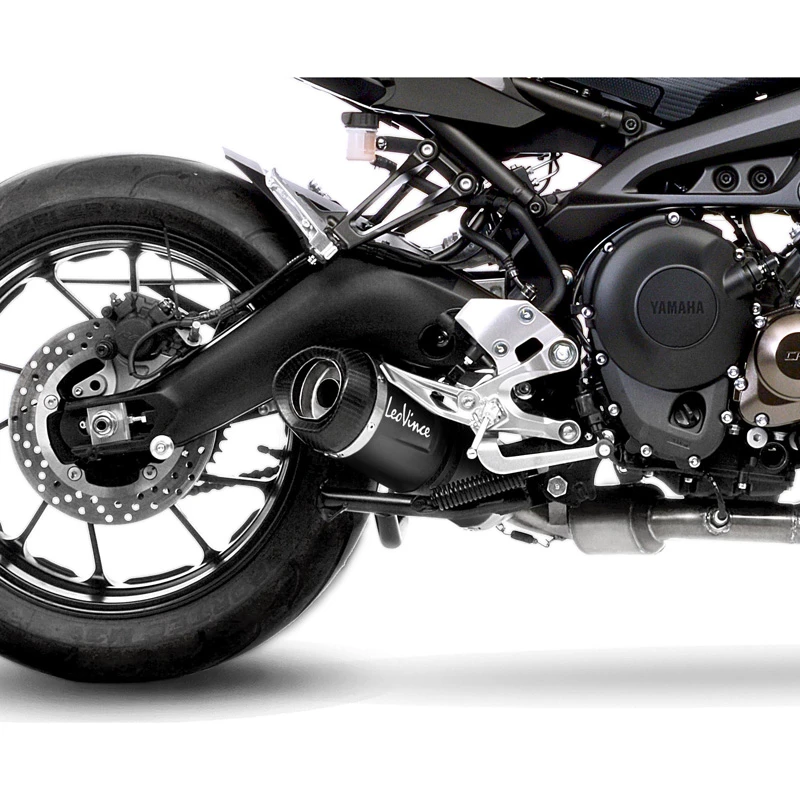 LeoVince 14228EB LV One Evo Black Full Exhaust For Yamaha MT-09/XSR900/Tracer 900