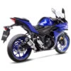 LeoVince 14257E LV Pro Slip-on Exhaust, Stainless For Yamaha YZF-R3/MT-03 (2022-)
