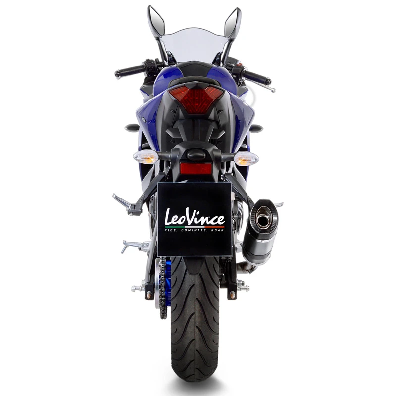LeoVince 14257E LV Pro Slip-on Exhaust, Stainless For Yamaha YZF-R3/MT-03 (2022-) - Image 3