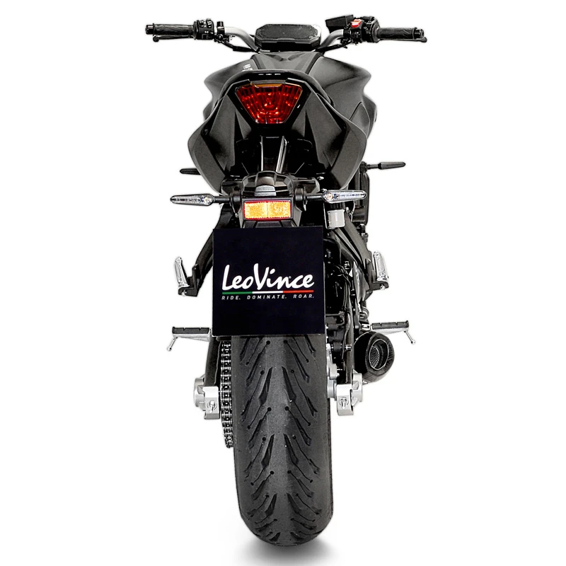 LeoVince 14360EB LV One Evo Full Exhaust, Black For Yamaha MT-07/XSR 700 & YZF-R7 '21- - Image 3