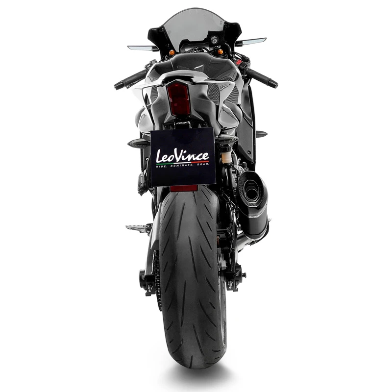 LeoVince 14406S Factory S Full Exhaust, Carbon For Yamaha YZF-R7 (2022-) - Image 3