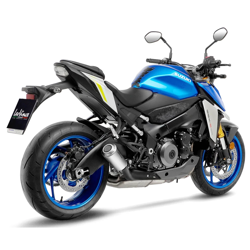 LeoVince 15245 LV-10 Stainless Slip-on Exhaust For Suzuki GSX-S1000/ABS '22-