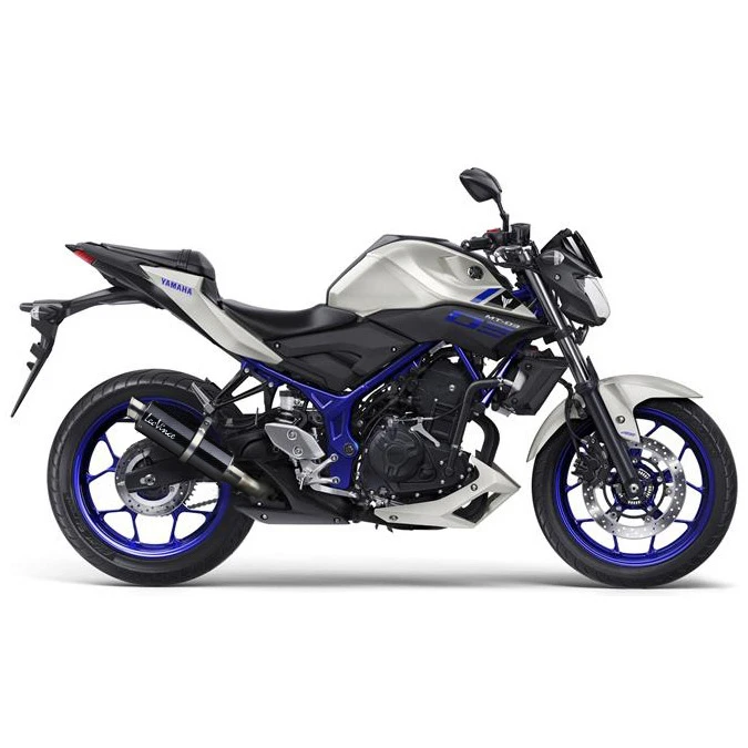 LeoVince 3380 GP Corsa Full Exhaust, Gloss Carbon For Yamaha YZF-R3/MT-03 - Image 8