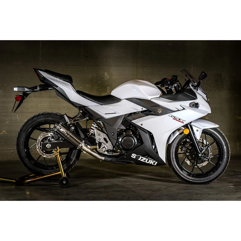 M4 SU2504 Slip On Exhaust, Carbon Muffler For Suzuki GSX-250R (2017-) - Image 2