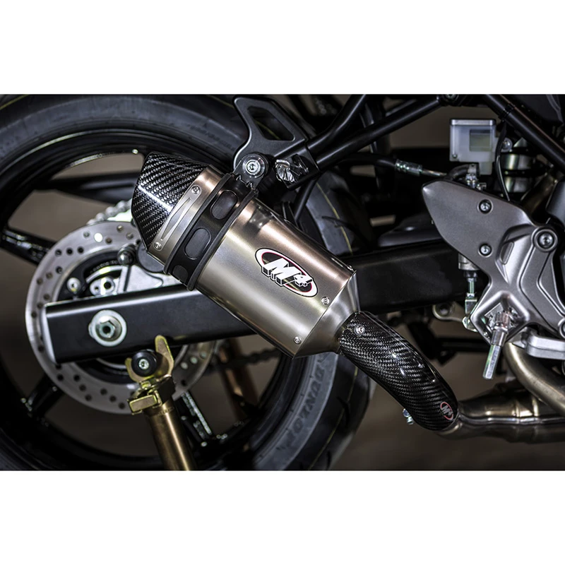 M4 SU6626 Standard Slip On Exhaust, Titanium Muffler For Suzuki SV650 (2017-) - Image 2