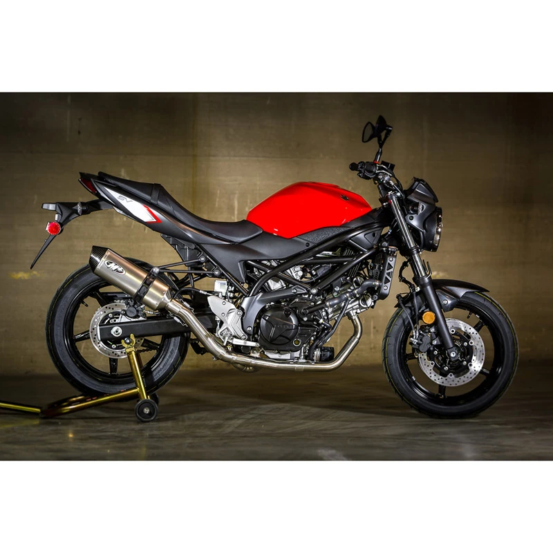 M4 SU6696 Race Mount Full Exhaust, Titanium Muffler For Suzuki SV650 (2017-) - Image 3