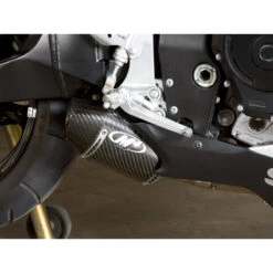 M4 SU6824 Street Slayer Slip-On Exhaust, Carbon For Suzuki GSXR 600/750 06-07