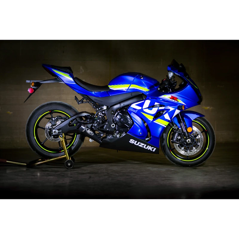 M4 SU9152-GP Style Full Exhaust With Black Satin Muffler For Suzuki GSX-R1000 (2017-) - Image 2