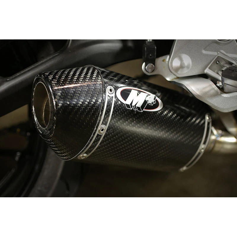 M4 YA6714 Slip-On Exhaust, Carbon Fiber For Yamaha FZ-07 (2015-)