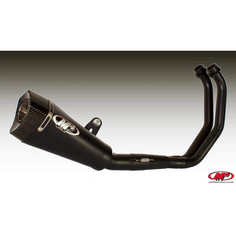 M4 YA6722 RM1 Style All Black Full System Exhaust For Yamaha FZ-07 (2015-)