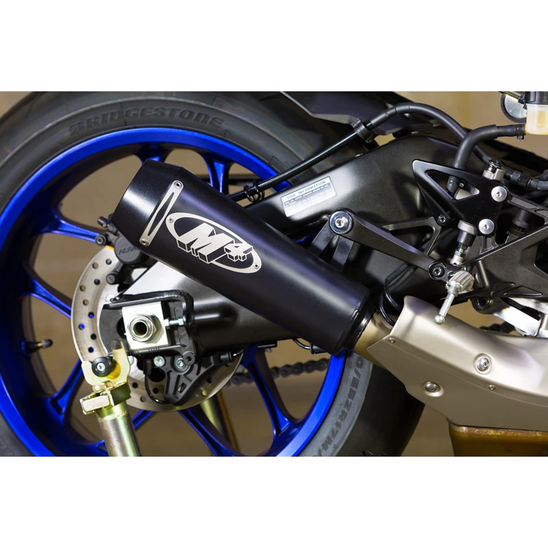 M4 YA9922-GP GP2 Slip-on Exhaust, Black Yamaha YZF-R1 (2015-)