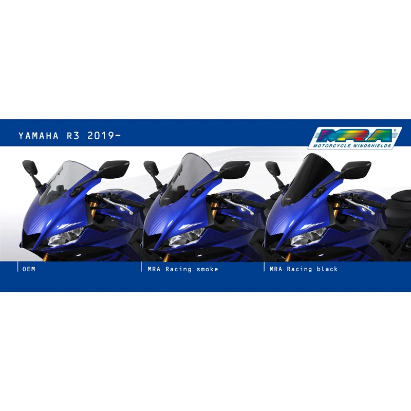 MRA 4025066165636 Racing Windshield For Yamaha YZF-R3 (2019-) - Image 6