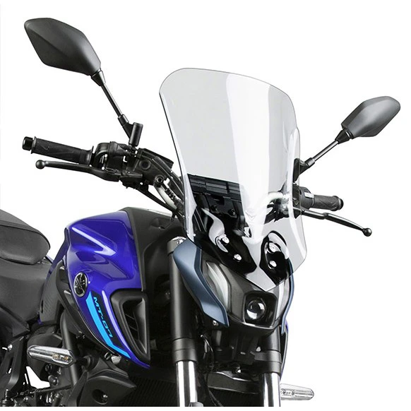 National Cycle N20341 VStream Mid Windscreen, Light Gray For Yamaha MT-07 '21-