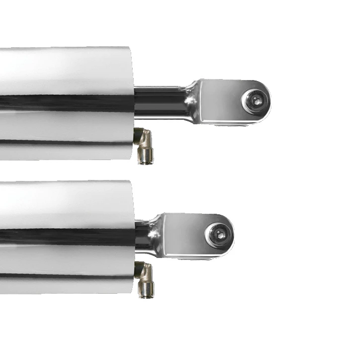 Platinum 1724-BFSB-BC Polished Air Ride Bleed Feed Suspension Kit Suzuki GSX-R Fat Tire - Image 2