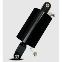 Platinum 1724-SSSB-BC Gloss Black Air Ride Simple Suspension Kit Suzuki GSX-R Fat Tire